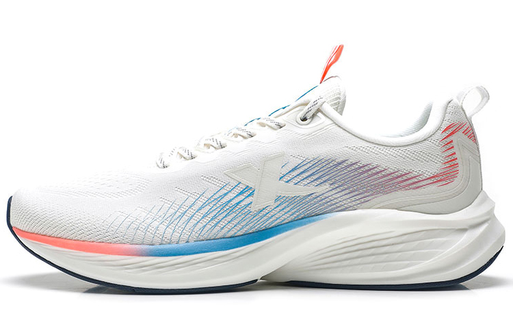 XTEP Cushioning Lightweight Low top Running Shoes Men’s White Blue
