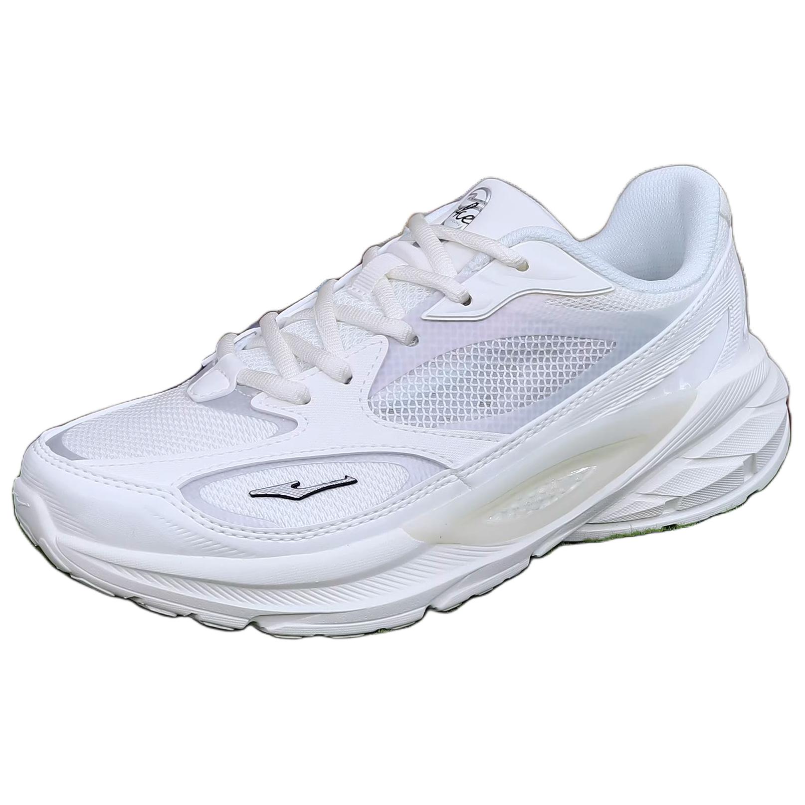 Erke Cushioning, Wear Resistant Low top Running Shoes Women’s White Silver
