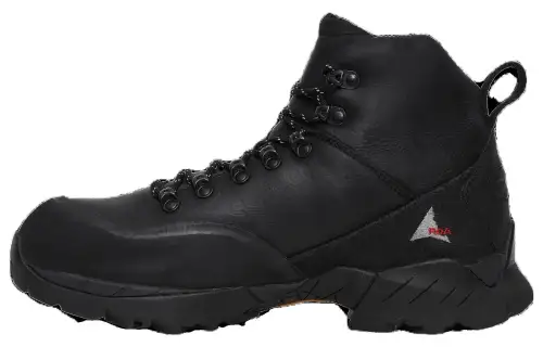 ROA Leather Abrasion Resistant Thermal Ankle Length Outdoor Boots Men's Black