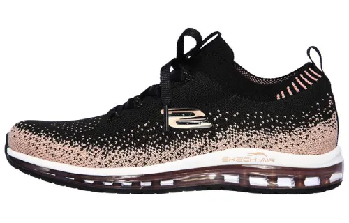 Skechers SKECH AIR Running Shoes Women's Low Top Black