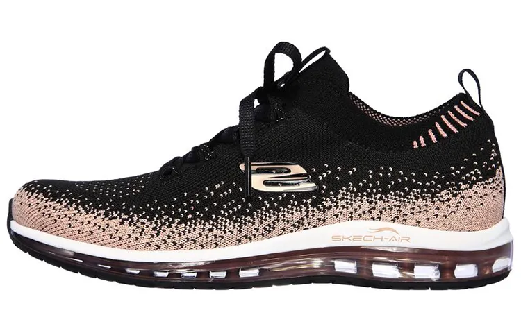 Skechers SKECH AIR Running Shoes Women's Low Top Black