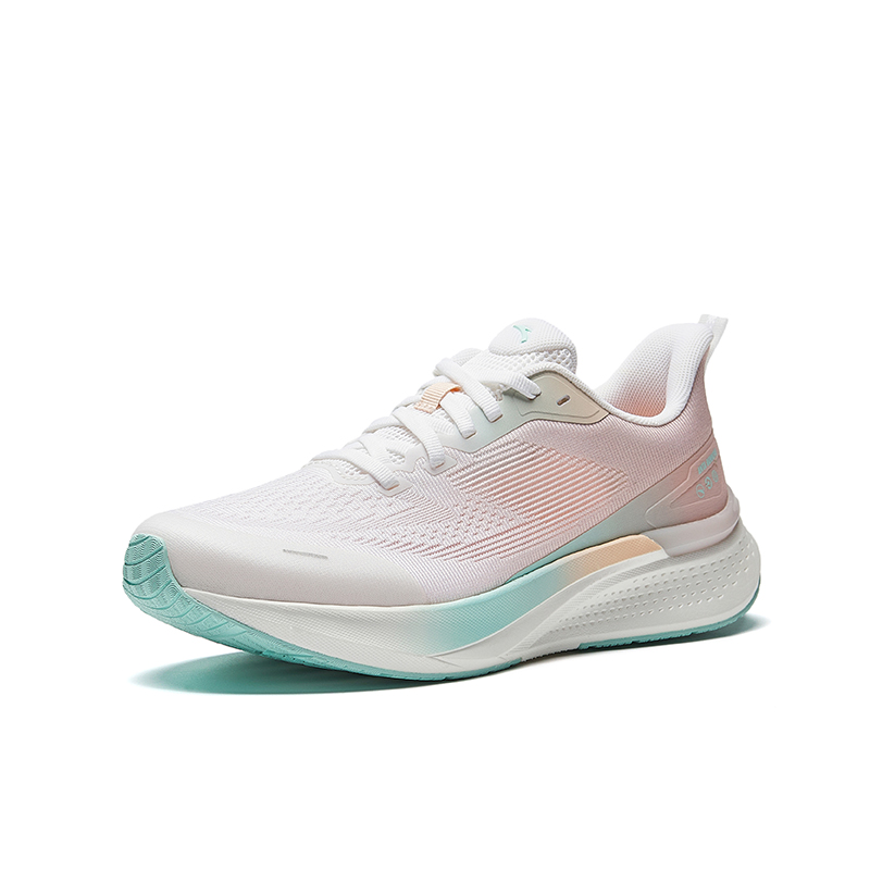 Anta Slip Resistant Abrasion Resistant Low top Casual Running Shoes Women’s White Pink