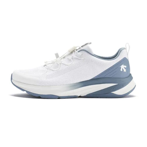 DESCENTE RUNNING Rebound Low top Running Shoes Women's White Blue