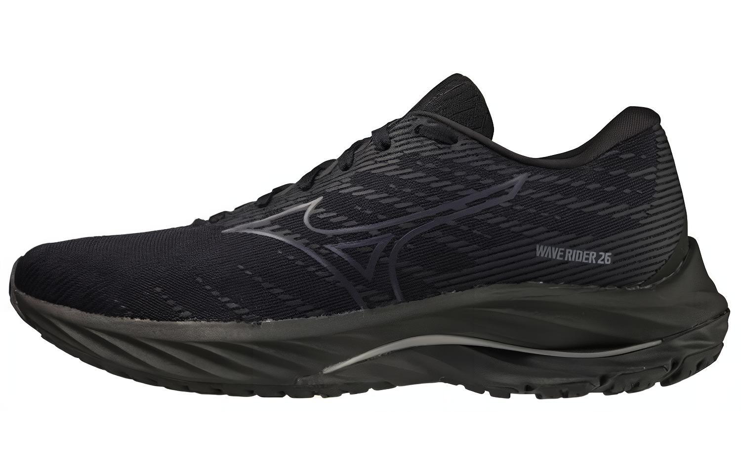 Женские кроссовки Mizuno Mizuno Wave Rider 26 (черные)