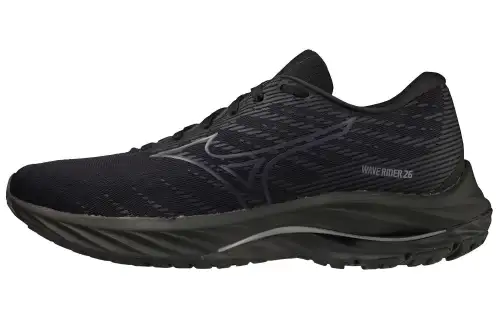 Wave Rider Wmns Mizuno 26 'Black Dark Grey' Women's