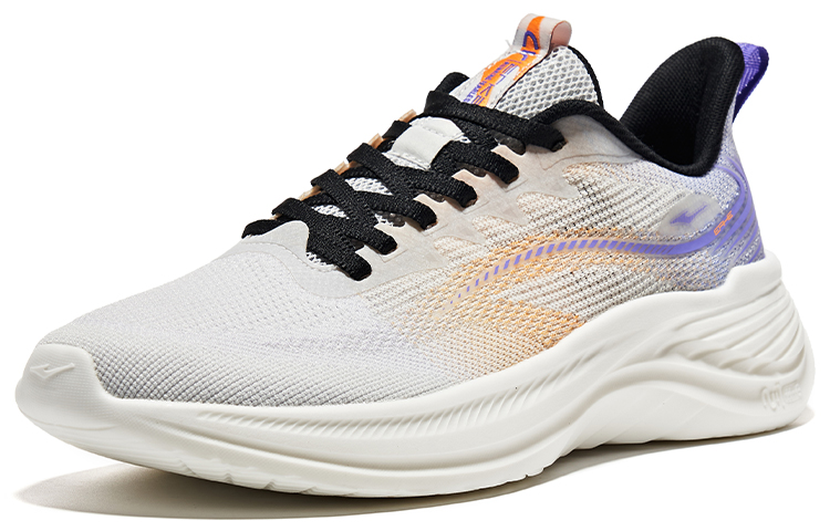 Erke Lightning 2.0 Slip Resistant And Breathable Low top Running Shoes Men’s Gray Orange