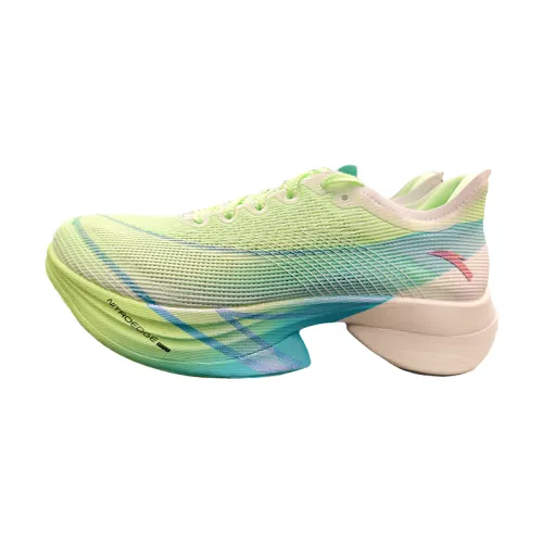 Anta C10 Pro Slip Resistant Abrasion Resistant Low top Casual Running Shoes Men's Fluorescent Light Grass Green