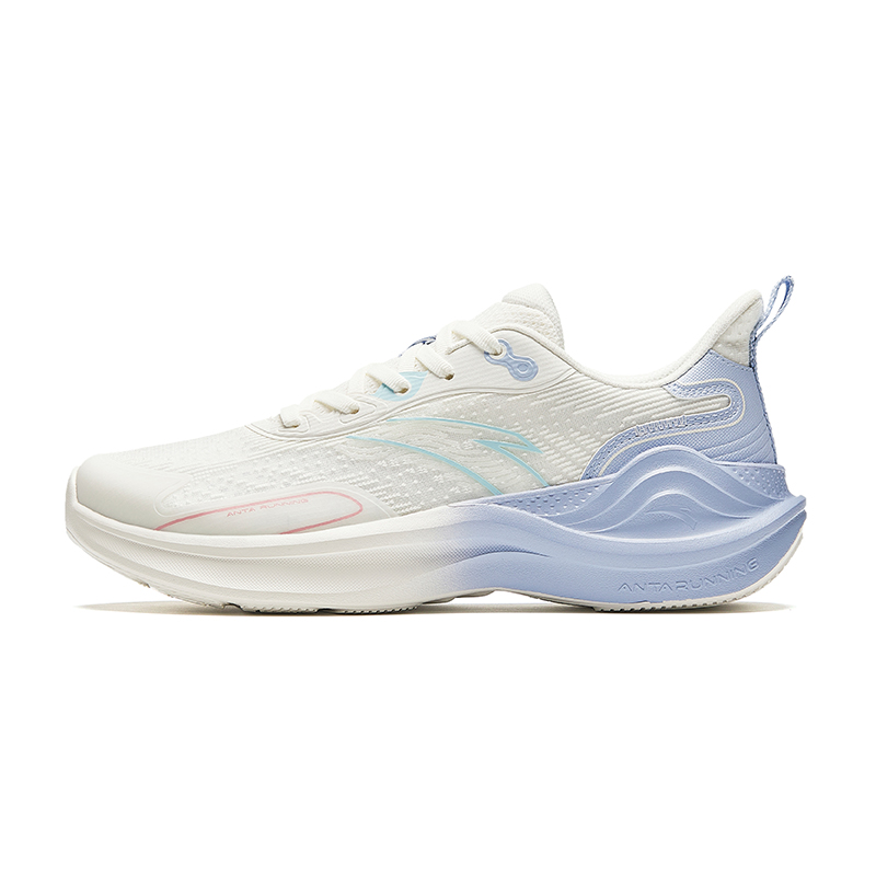 Anta Ling Yun 3 Comfortable Slip Resistant, Abrasion Resistant, Lightweight Low top Casual Running Shoes Women's Blue