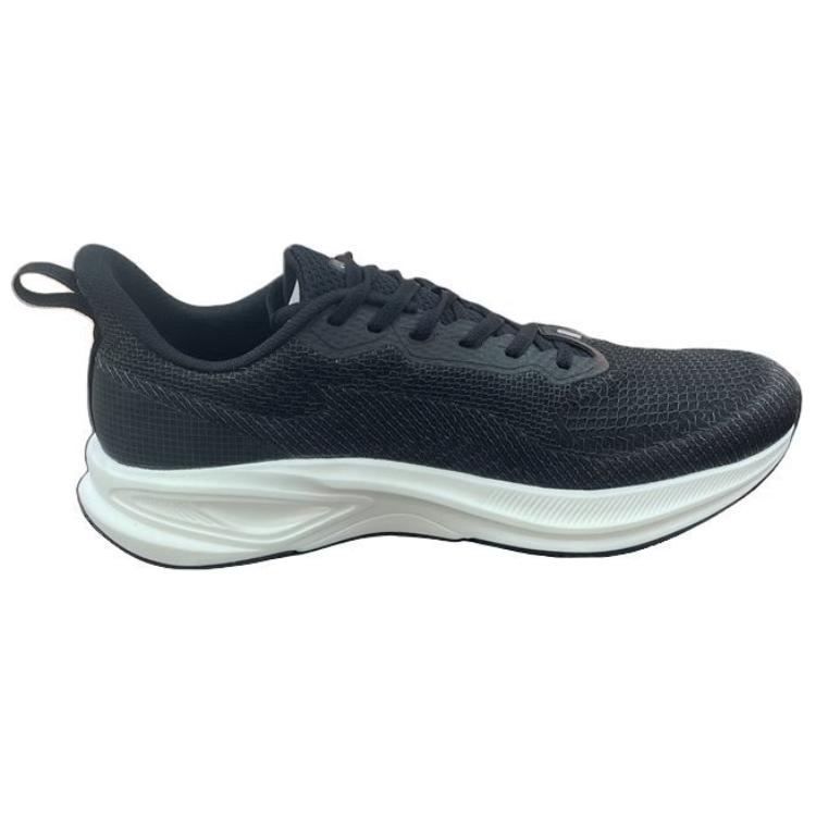 Erke Comfortable Cushioning Breathable Cushioning Breathable Low top Casual Running Shoes Men’s Black