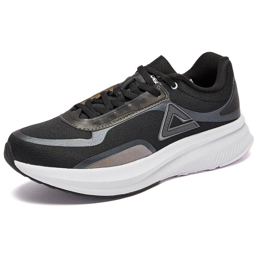 PEAK Fabric Slip Resistant Abrasion Resistant Low top Casual Running Shoes Women’s Black White