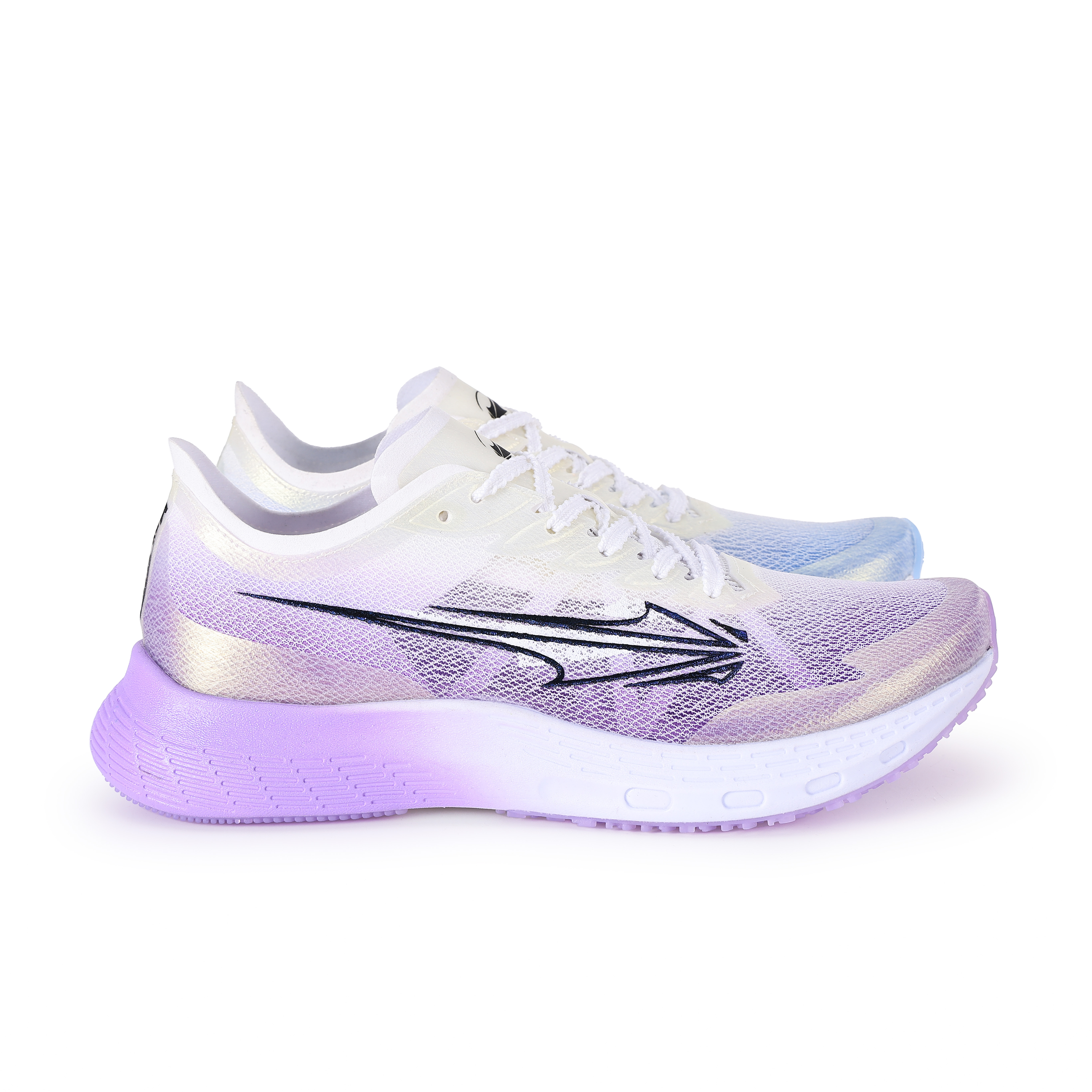 XINGHUOLI Cushioning Slip Resistant Lightweight Rebound Low top Full Length Carbon Plate Sprint Running Shoes Unisex
