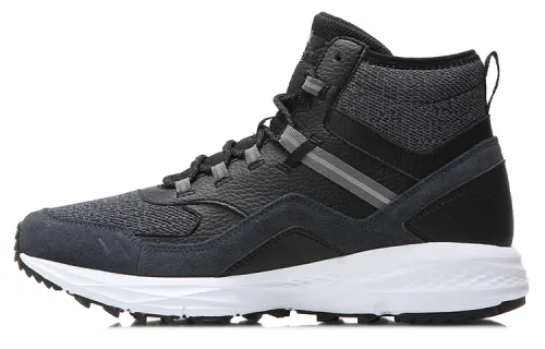 Li Ning Running Shoes Unisex High Top Black