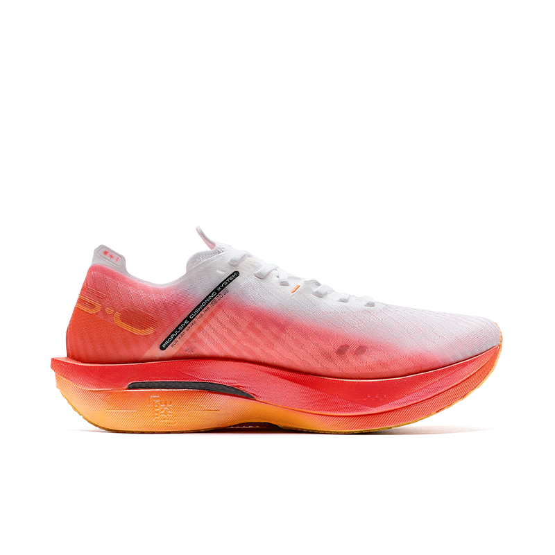 XTEP 160X 6.0 Fabric Low top Training Sprint Running Shoes Men’s Red White