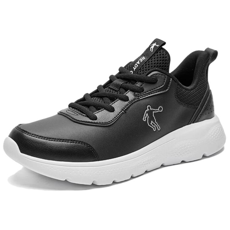 QIAODAN Chui Rain Running Shoes Men’s Low Top Black/Jordan White