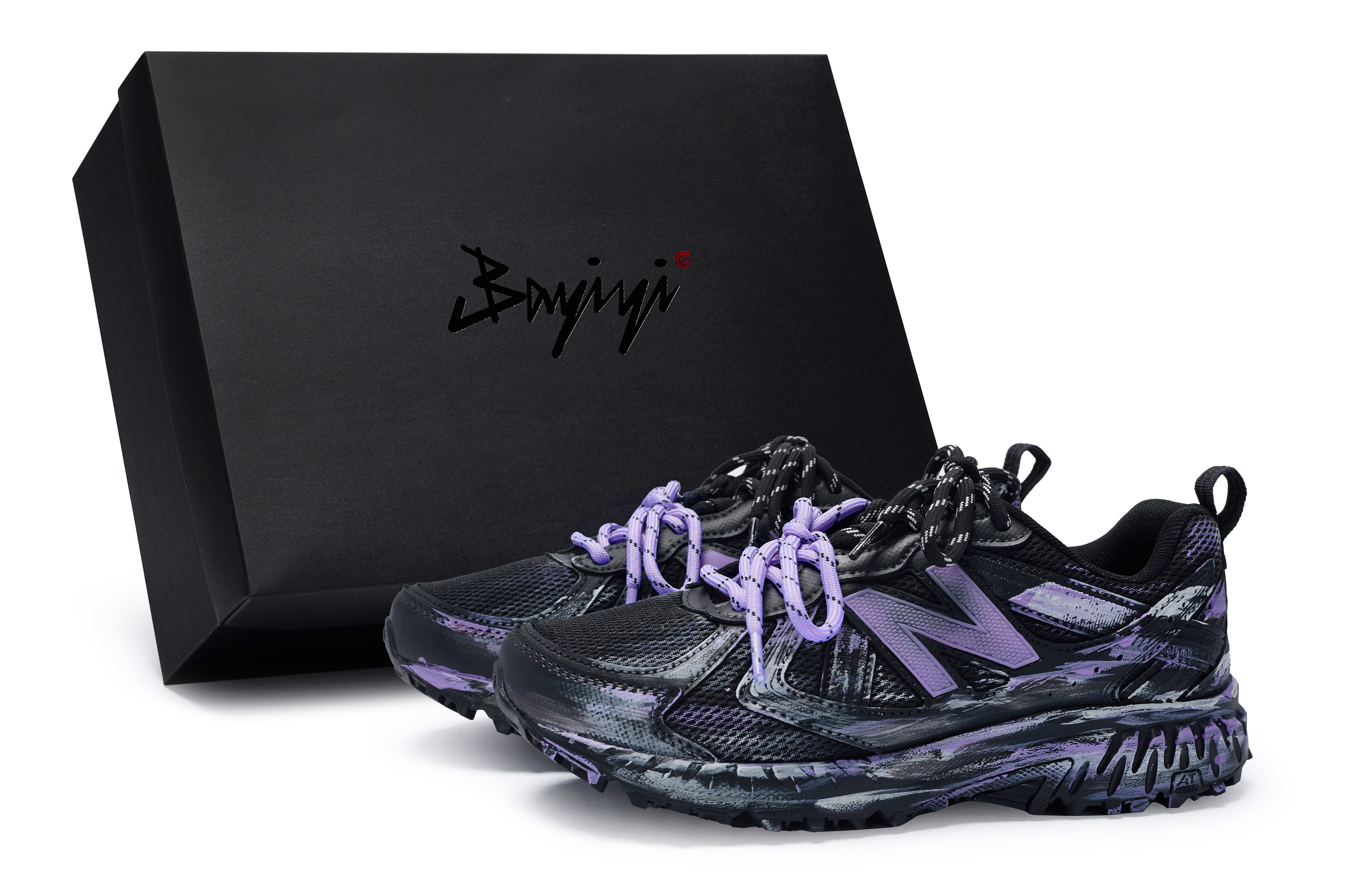 New Balance NB 410 V5 Breathable Coverage Breathable Coverage Low top Running Shoes Unisex Black Purple