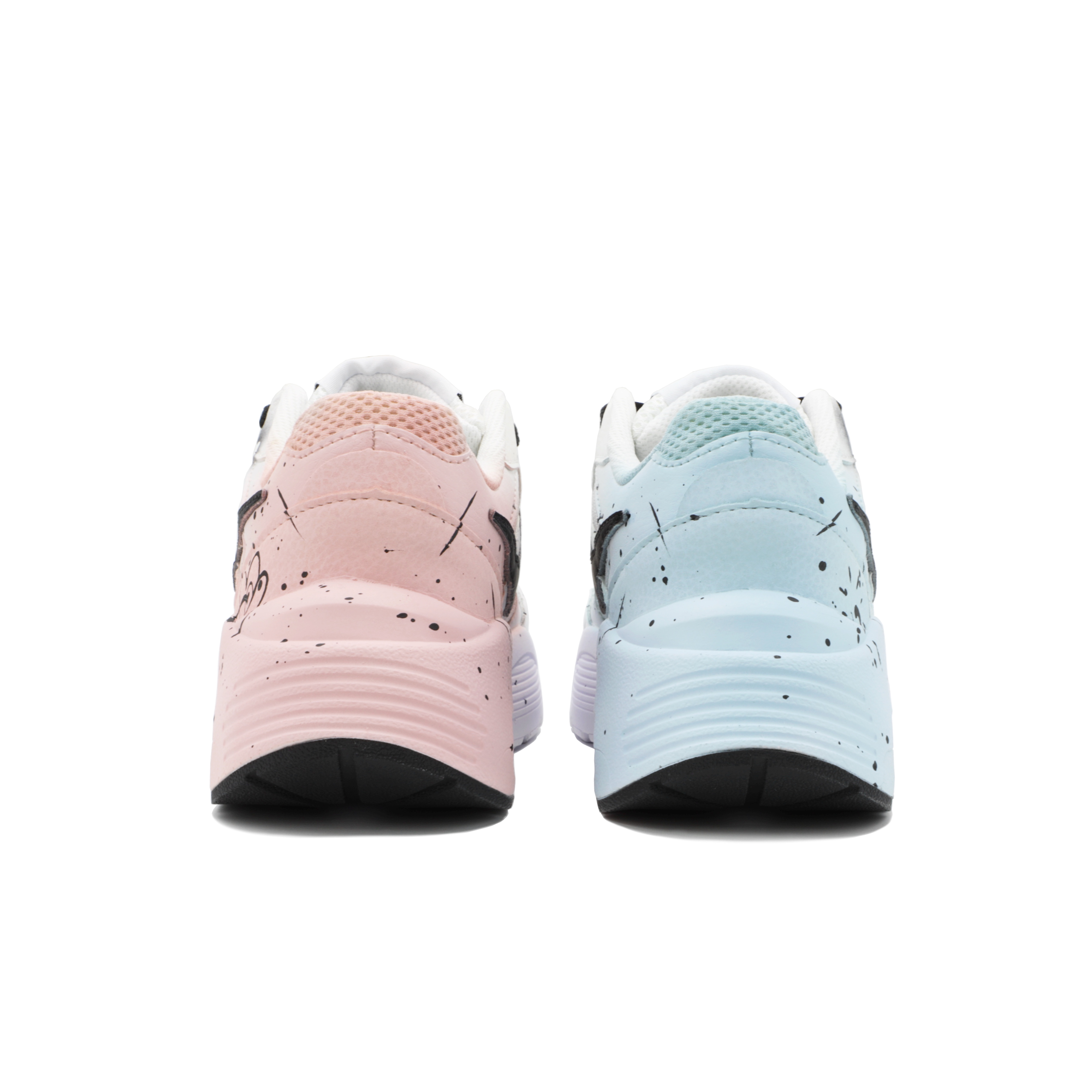 Nike Air Max Fusion Slip Resistant Abrasion Resistant Low top Running Shoes Women's Red Blue