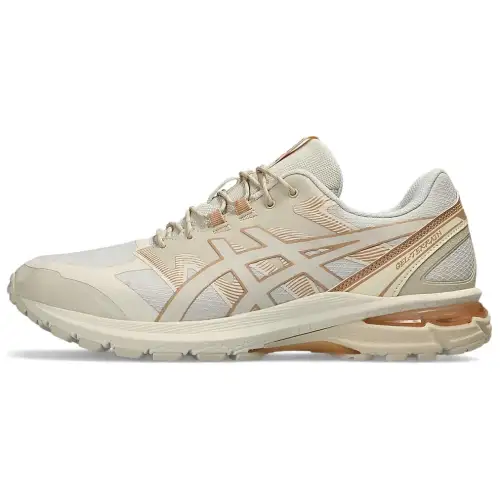 Asics Gel Terrain Textile, Synthetic Leather Low top Running Shoes Unisex Beige Gray