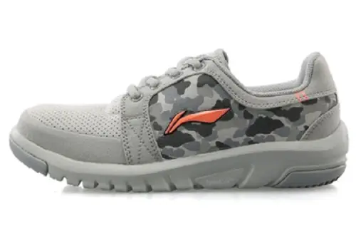 Li Ning Running Shoes Women's Low Top Gray