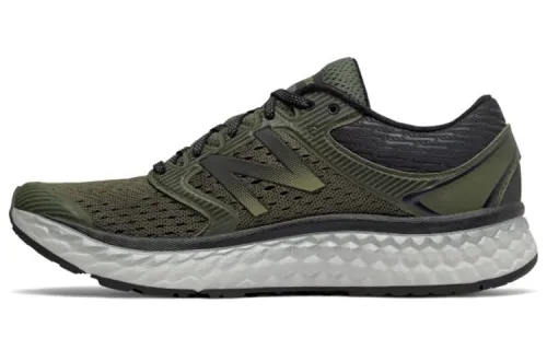 New Balance 1080 Running Shoes Men's Low Top Army Green/Black/White