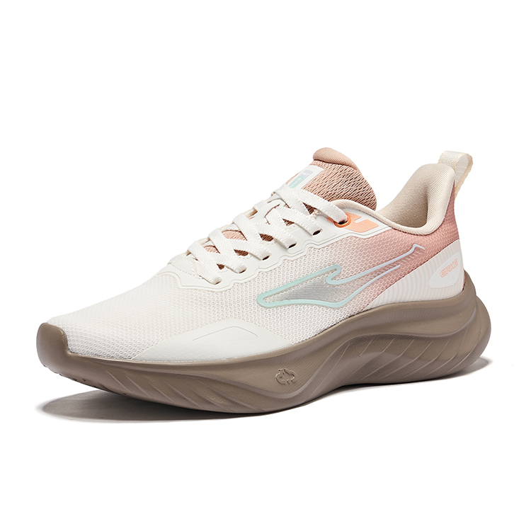 Erke Textile, Mesh Cushioning Rebound Slip Resistant Low top Casual Running Shoes Women’s