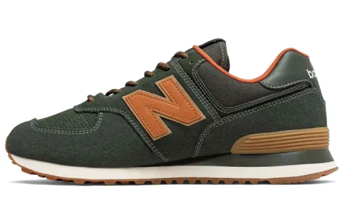 New Balance NB 574 Outdoor Pack Fabric Comfortable Low top Running Shoes Men's Leaf Green