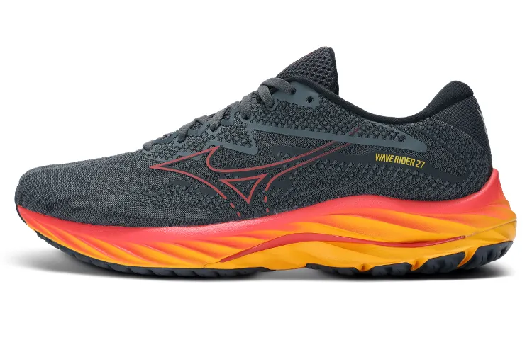 Wave Rider 27 Mizuno 'Turbulence Cayenne Citrus'