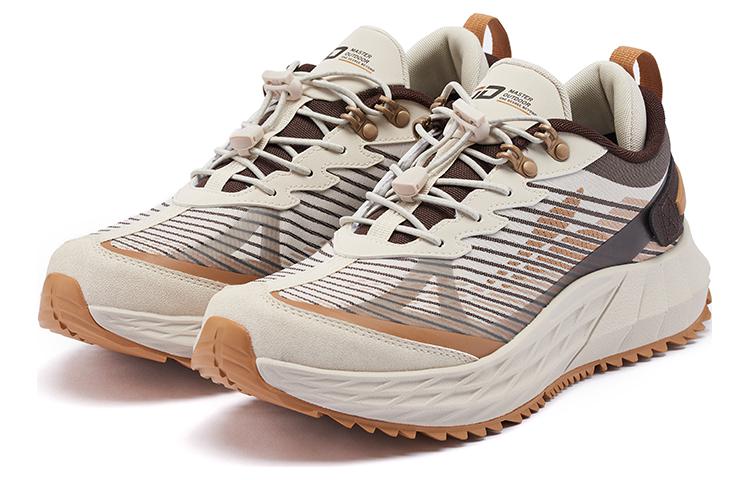 361° Wear resistant And Lightweight Low top Running Shoes Men’s Oat Milk