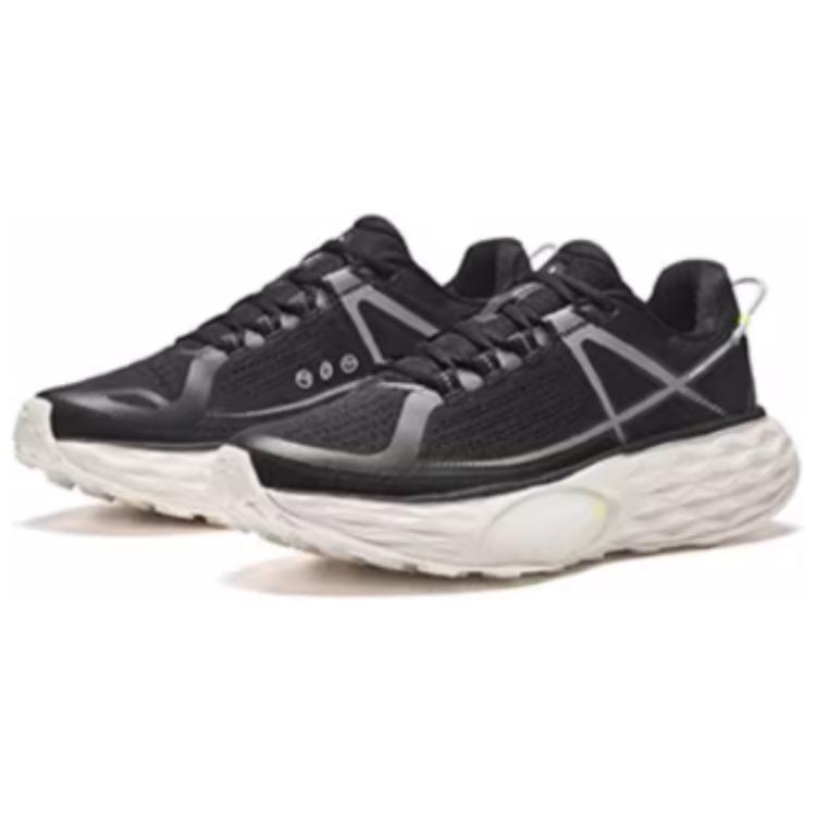 Anta Cushioning, Wear Resistant Low top Running Shoes Men’s Black White