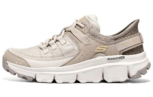 Skechers Summits At Cushioning Abrasion Resistant Support Lightweight Low top Casual Running Shoes Women's White