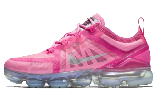 Nike VaporMax 2019 Comfortable Shock Absorbing Breathable Low Top Air Cushion Casual Running Shoes Women's Pink