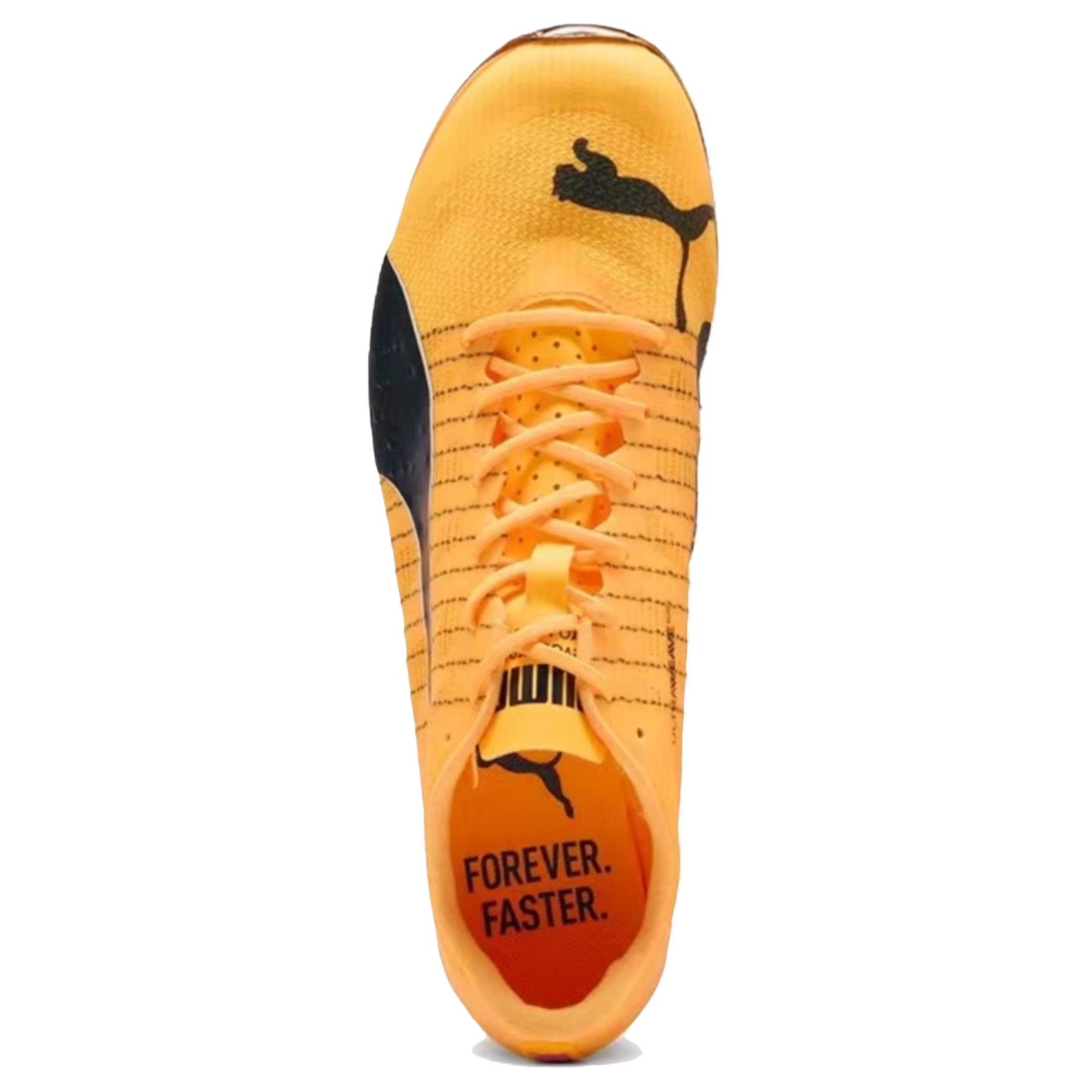 PUMA EvoSPEED 400 Nitro 2 Abrasion Resistant Low top Running Shoes Unisex Orange Yellow