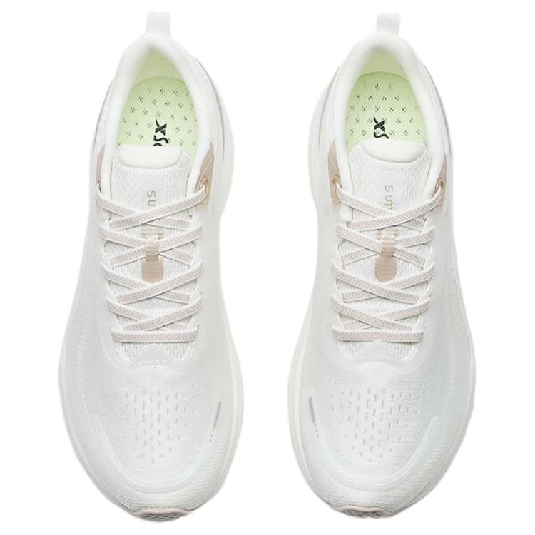 XTEP Slip Resistant Abrasion Resistant Low top Casual Running Shoes Women’s White Pink