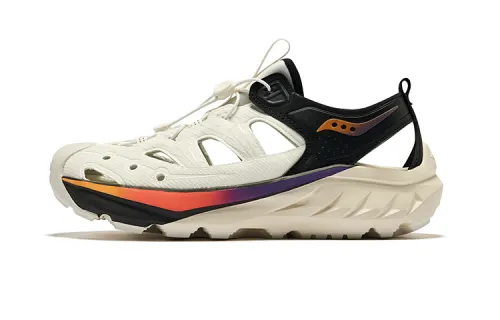 Saucony Cradle Low top Running Shoes Unisex White Black Orange