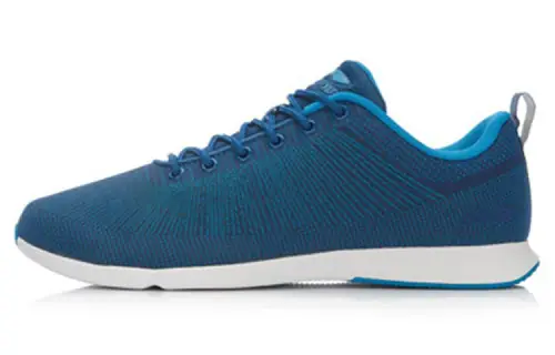 Li Ning Breathable Abrasion Resistant Slip Resistant Low top Running Shoes Men's Blue