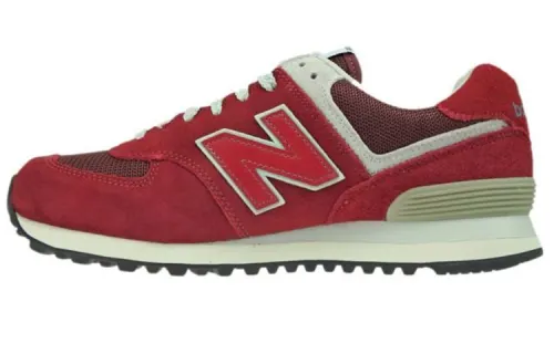 New Balance NB 574 Running Shoes Unisex Low Top Red