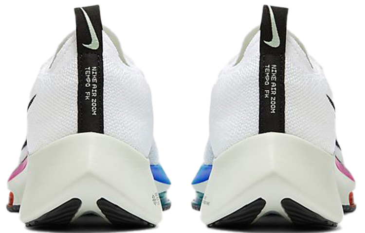 Женские кроссовки Nike Air Zoom Tempo FK (бело-разноцветные) — 白彩 — фото 5