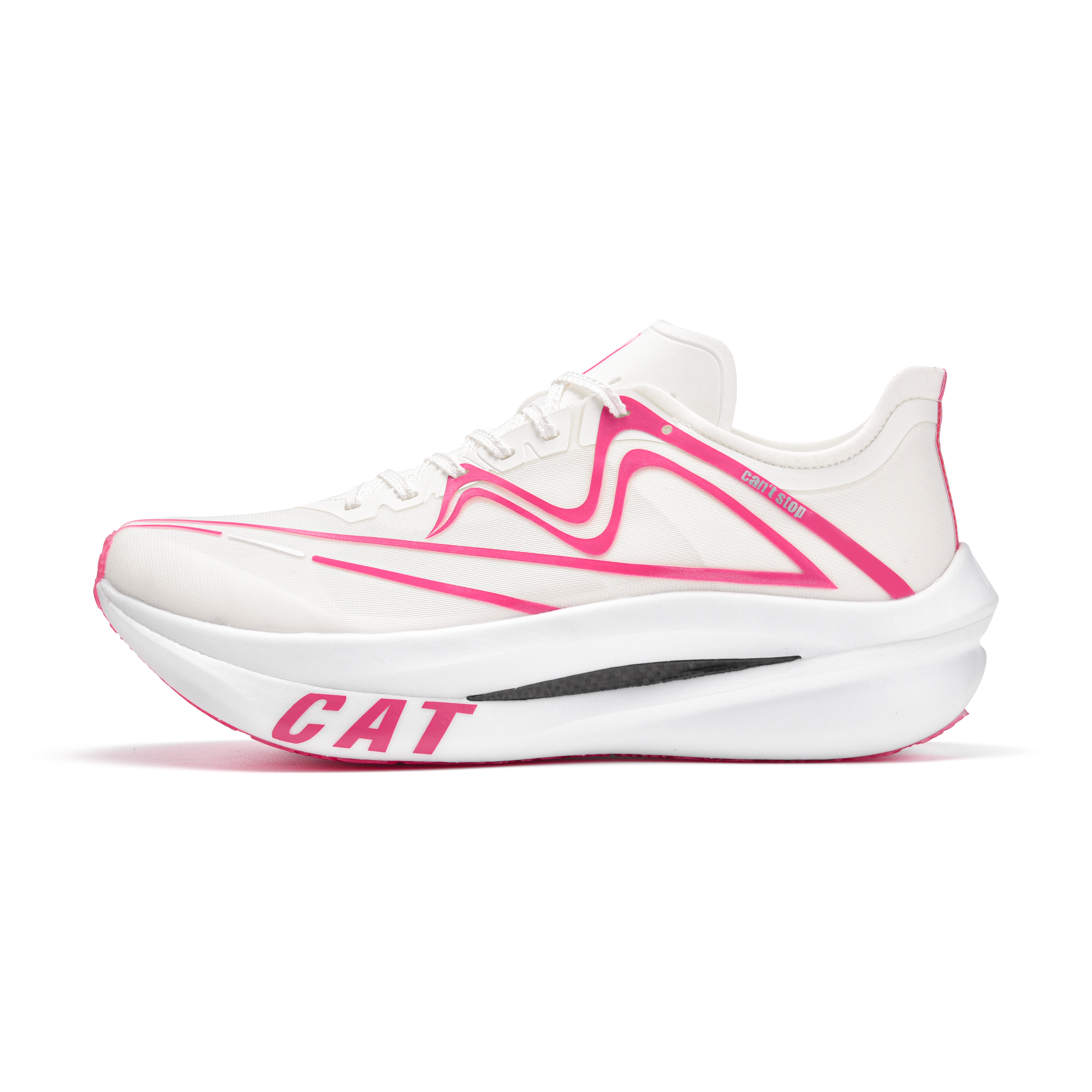 YINSUMAO Running Shoes Unisex White Pink