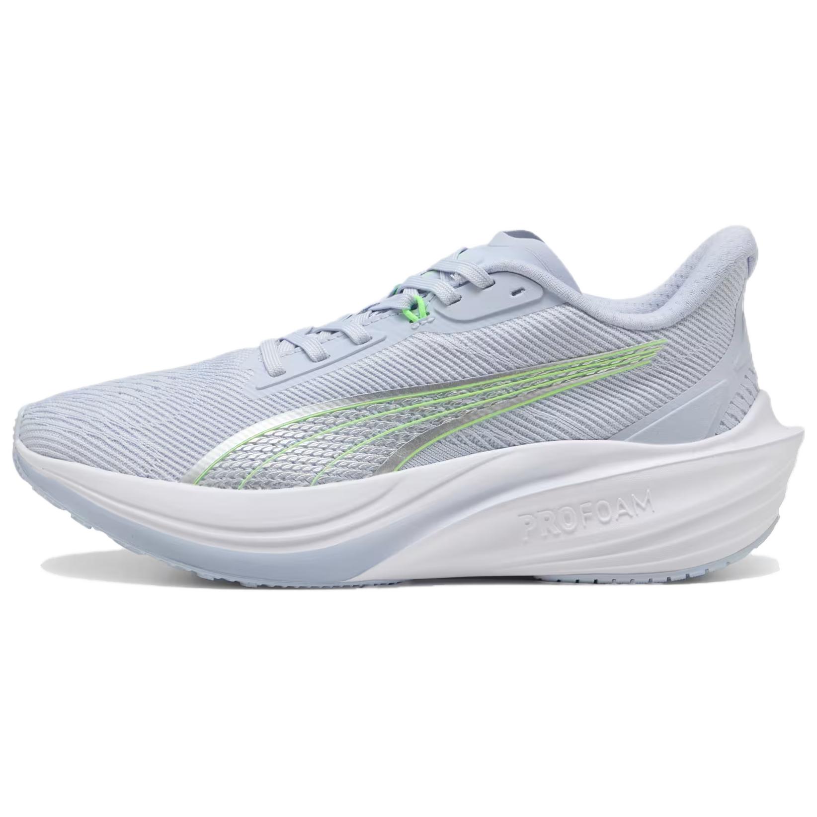 PUMA Darter Pro Slip Resistant Abrasion Resistant Low top Casual Running Shoes Men's Light Blue Gray