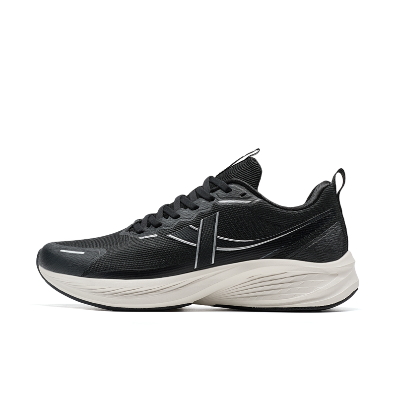 XTEP Cushioning Slip Resistant Cushioning Slip Resistant Low top Sprint Running Shoes Men’s Black