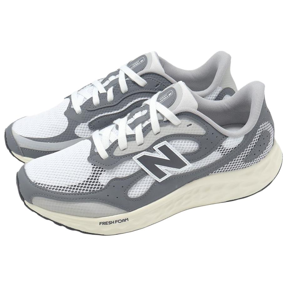 New Balance NB Arishi V4 Abrasion Resistant Low top Casual Running Shoes Men’s Gray White