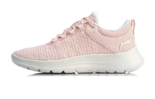 Li Ning Running Shoes Women's Low Top Light Cherry Blossom Pink/Mist White