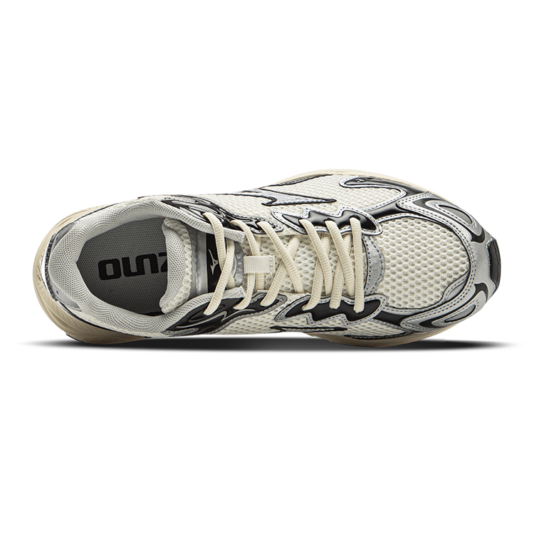 Oarism x Mizuno Racer S Collaboration Slip Resistant And Breathable Low top Running Shoes Unisex Beige Apricot Black