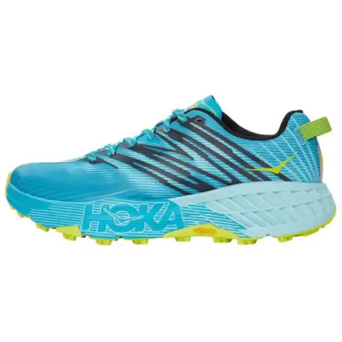 HOKA ONE ONE Speedgoat 4 Running Shoes Women's Low Top Light Blue