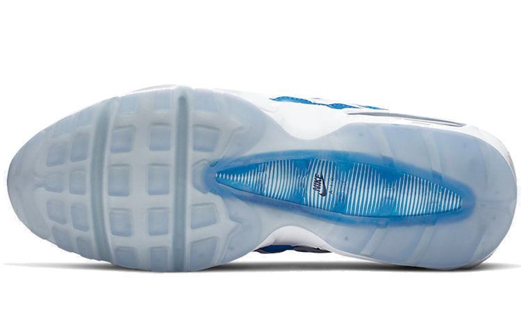 Мужские кроссовки Nike Air Max 95 Essential (белый/синий) — Белый / синий — фото 5