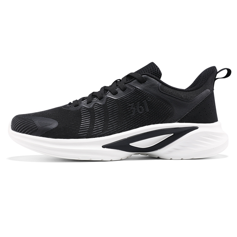 361° Abrasion Resistant, Breathable, Lightweight Low top Sprint Running Shoes Men’s Black