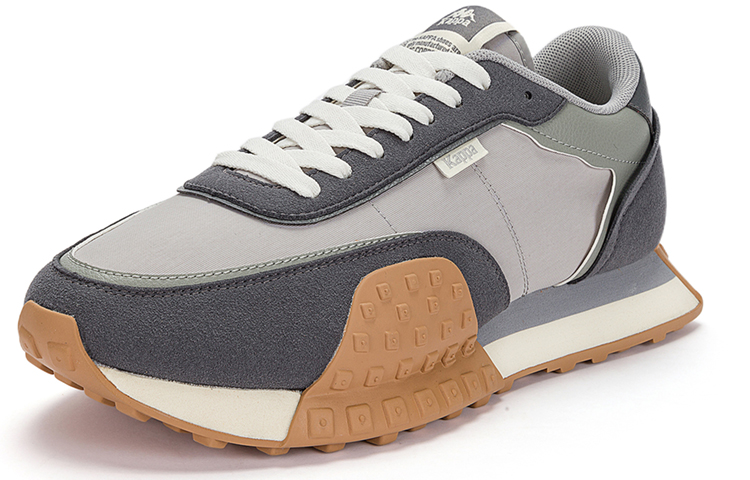 Kappa Slip Resistant Abrasion Resistant Low top Running Shoes Unisex Premium Gray