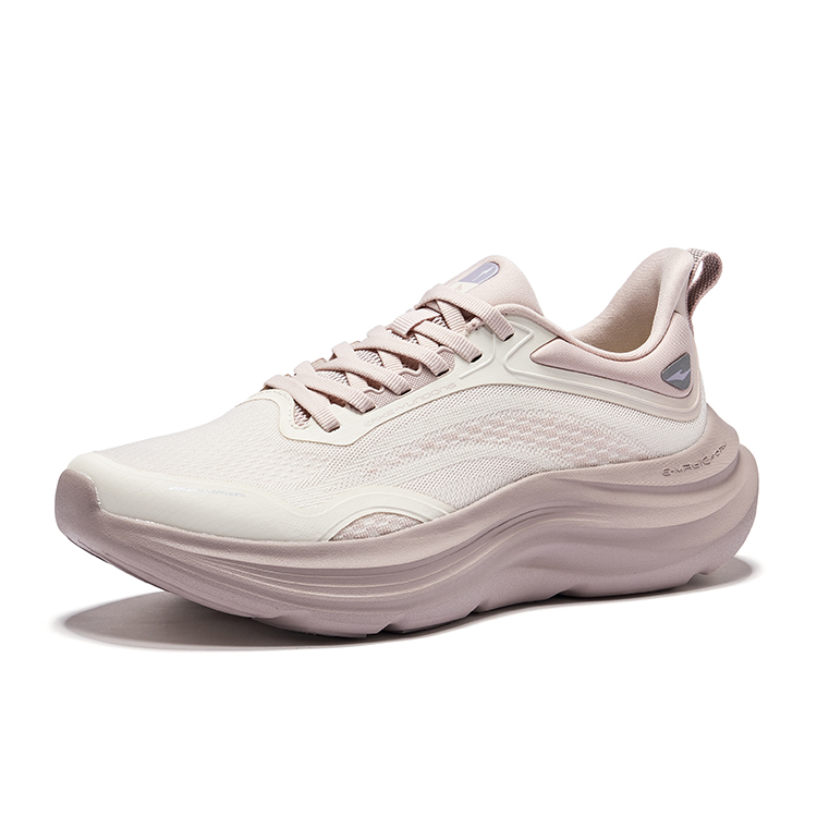 Erke Running Shoes Women’s Low Top Unbleached Original Color Yam Gray