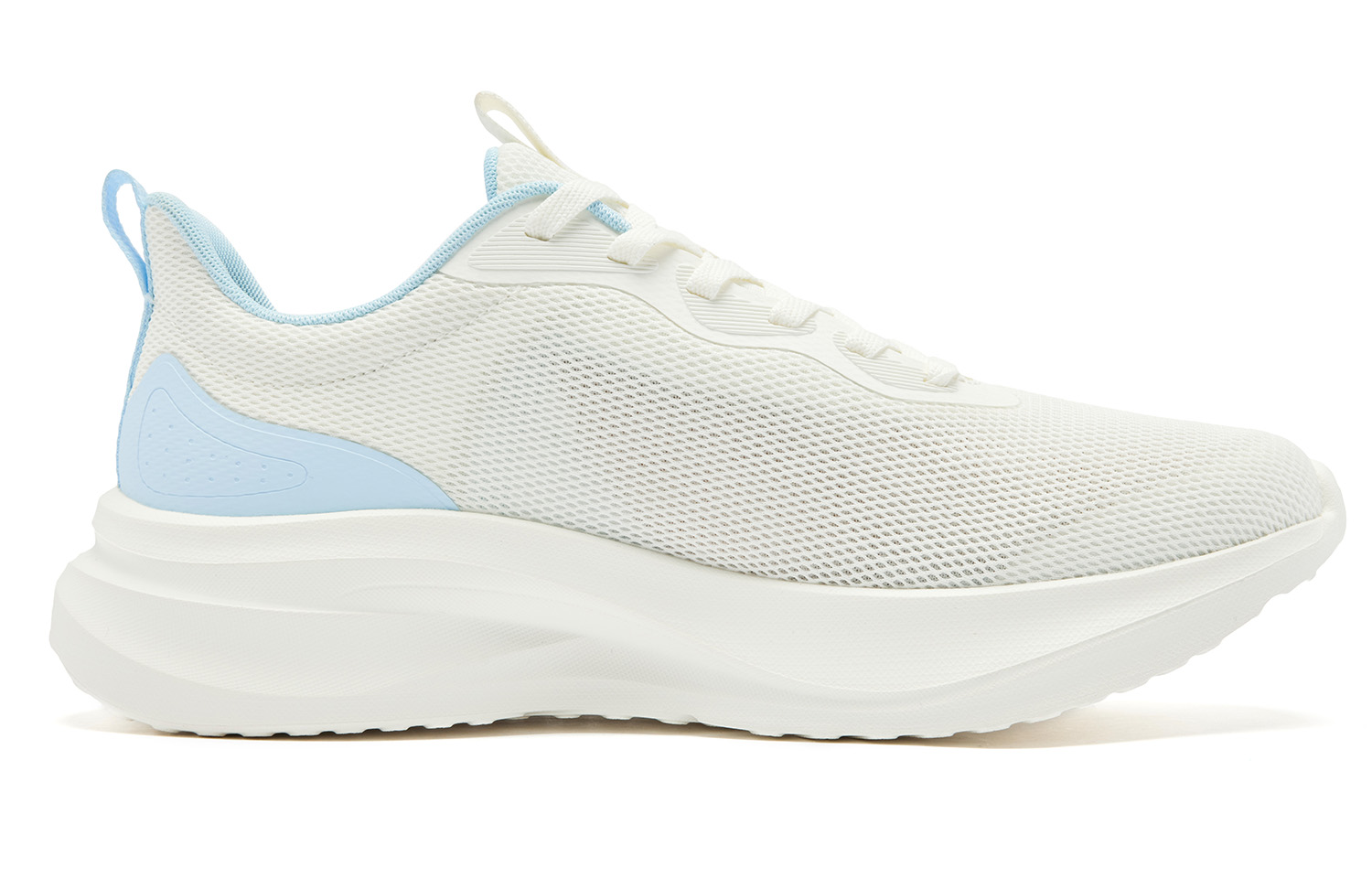QIAODAN Fabric Low top Q LITESPEED Technology Running Shoes Men’s White Blue
