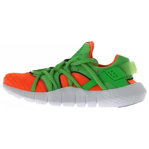 Nike Air Huarache Slip Resistant Slip Resistant Low top Casual Running Shoes Men's Orange Green