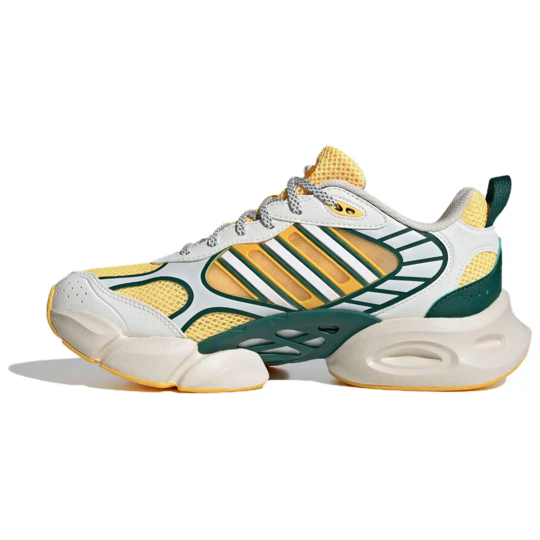 Adidas Climacool Vento Leather Cushioning Abrasion Resistant Breathable Low top Casual Running Shoes Unisex Yellow